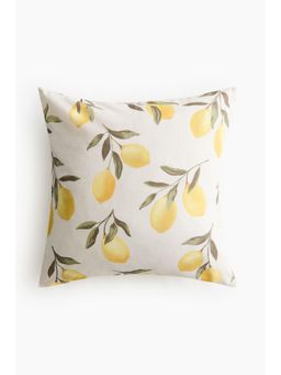 H&M - Beige Patterned Cushion Cover
