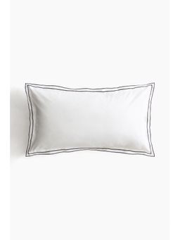 H&M - White Cotton Pillowcase