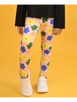ANTHRILO - Flowers Pink Girls Legging