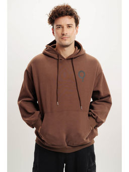 FREAKINS - Mens Mickey 3D Hoodie In Brown