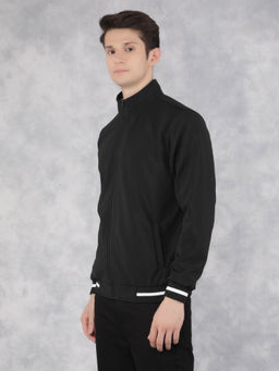 CRIMSOUNE CLUB - Mens Black Knitted Jacket