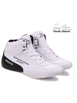 BERSACHE - Men Premium Sports Trending White Running Shoes