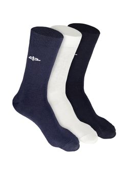 Heelium - Bamboo Crew Socks for Men - Thin & Light - 3 Pairs - Black - Grey - White