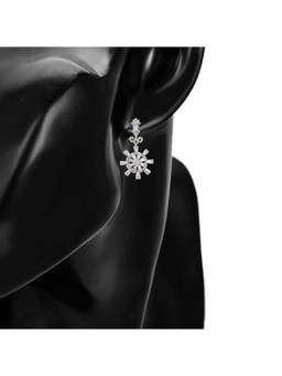 MINAKI - White Helm Earrings