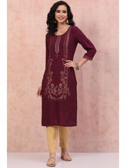 Rangriti - Purple Printed Kurta