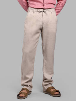 ROOKIES - Khaki 100% Linen Chino Pant