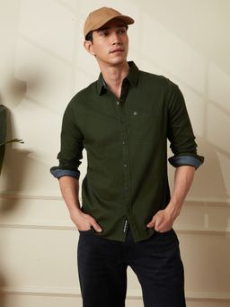 WROGN - Solid Prime Olive Shirt