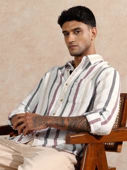 WROGN - Open Dobby Striper Shirt