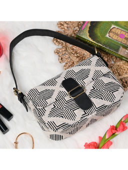 Visual Echoes - Geometric Glam - Baguette Bag