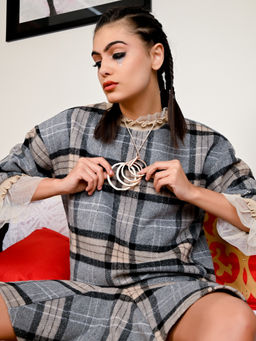 Odette - Rose Gold Layered Rounded Locket Necklace