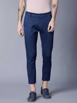 HIGHLANDER - Men Blue Tapered Fit Chinos