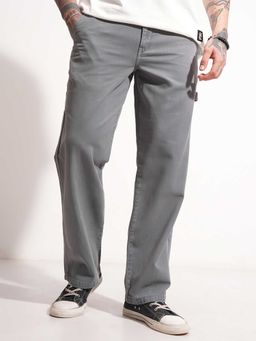 HIGHLANDER - Men Gun Metal Carpenter Pant