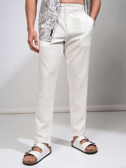 HIGHLANDER - Men Elasticated Waist Band Regular Fit Trouser