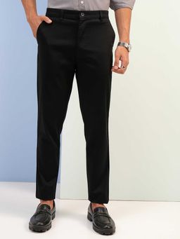HIGHLANDER - Men Black Tapered Chinos