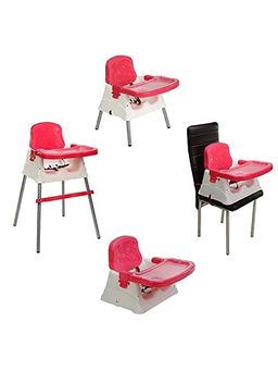 Safe-O-Kid - Baby Velin 4 In 1 Convertible Feeding Chair - Pink (0-36 Months)