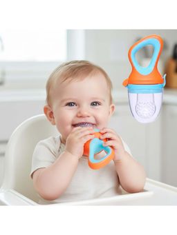 Safe-O-Kid - Baby Fruit Feeder- Orange-Blue (0-36 Months)