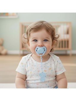 Safe-O-Kid - Baby Pacifier Soother with Holder Chain (0-36 Months)