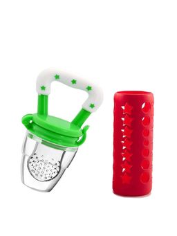 Safe-O-Kid - Baby Care Fruit Feeder with Silicone Feeding Bottle Cover (0-36 Months)