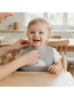 Safe-O-Kid - Premium Silicone Baby Bib (0-36 Months)