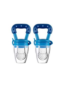 Safe-O-Kid - Baby Fruit Feeders- Blue (Pack of 2) (0-36 Months)