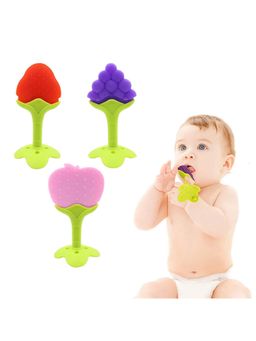 Safe-O-Kid - Baby Organic Silicone Fruit Teether (0-36 Months)