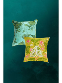 Freedom Tree - Multi-Color Ensemble Moon Flyers Cushion Covers (Pack Of 2)