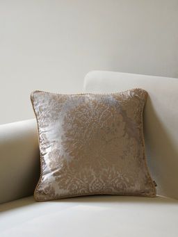 Pure Home + Living - Beige Embroidered Cushion Cover