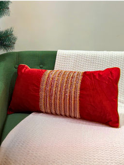 Revive Home - Red Christmas Filled Cushion