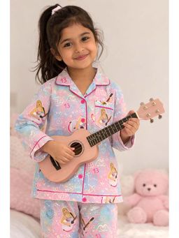 Shopbloom - Swiftie Slumber Print Long Sleeve Kids Top and Pyjama Set
