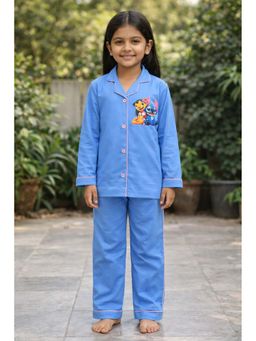 Shopbloom - Stitch Love Print Long Sleeve Kids Top and Pyjama Set