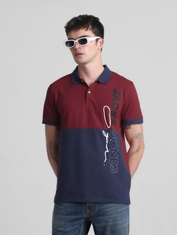 Jack & Jones - Red Slim Fit Polo T-Shirt