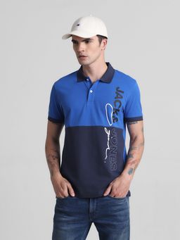 Jack & Jones - Blue Slim Fit Polo T-Shirt