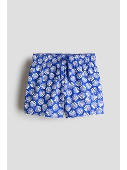 H&M - Boys Blue Patterned Seersucker Swim Shorts