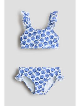 H&M - Girls White Textured Bikini