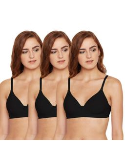 Bodycare - Pack of 3 Premium Padded Bra In Black Colour