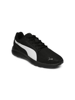 Puma - Unisex Black Softride Cosmic Lightweight Sneakers
