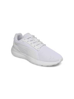Puma - Unisex White Softride Cosmic Lightweight Sneakers
