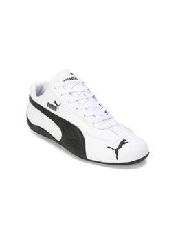 Puma - Unisex White Speedcat Leather Sneakers