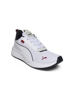 Puma - Unisex White Pacer 23 Street Lifestyle Sneakers