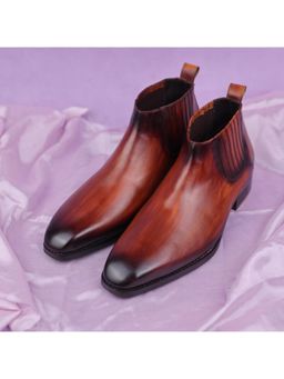 Mille Dollari - Men Brown Chelsea Boots