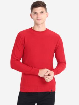 JOE Hazel - Blood Red Rollover Neck Pullover