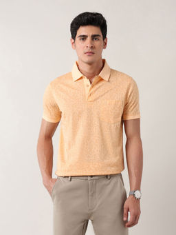 Arrow - Men's Tropical Printed Pure Cotton Polo T-shirt