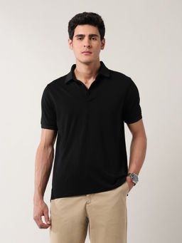 Arrow - Men's Solid Pure Cotton Polo T-shirt