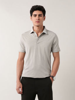 Arrow - Men's Solid Pure Cotton Polo T-shirt