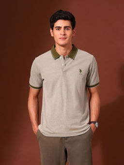 U.S. POLO ASSN. - Association Men's Solid Work and Wander Polo T-shirt