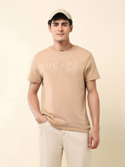 U.S. POLO ASSN. - Association Men's Brand Solid Gold Cup T-shirt