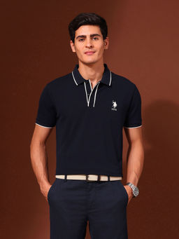 U.S. POLO ASSN. - Association Men's Slim Fit Work and Wander Polo T-shirt