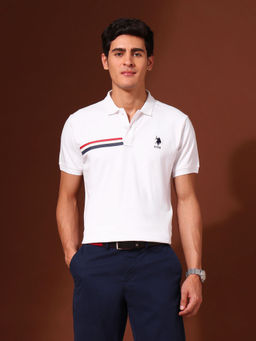 U.S. POLO ASSN. - Association Men's Solid Work and Wander Polo T-shirt