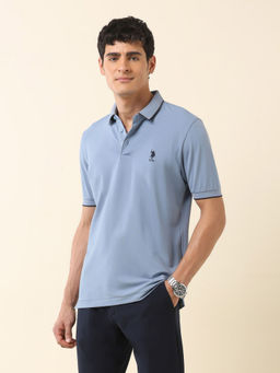 U.S. POLO ASSN. - Association Men's Solid Slim Fit Polo T-shirt