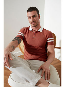 Trendyol - Man Rust Polo T-Shirt